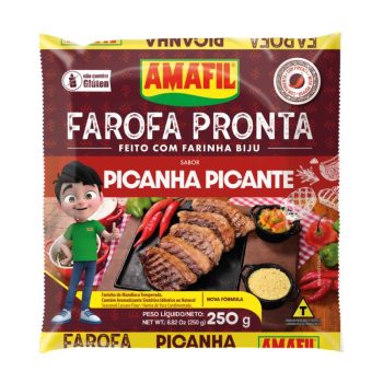 FAROFA PRONTA AMAFIL PICANHA PICANTE 500G