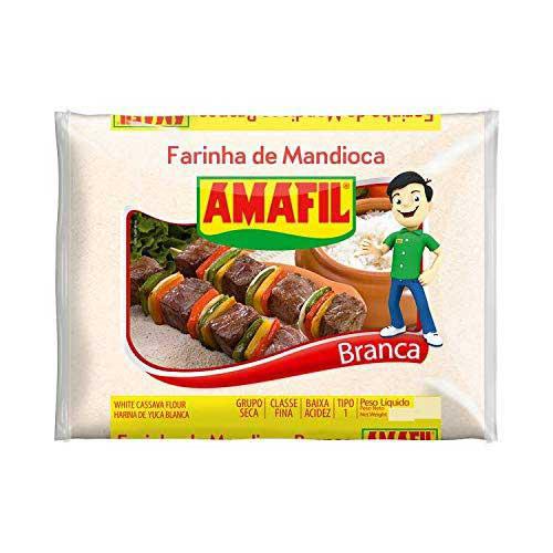 FARINHA DE MANDIOCA  BRANCA AMAFIL 500G