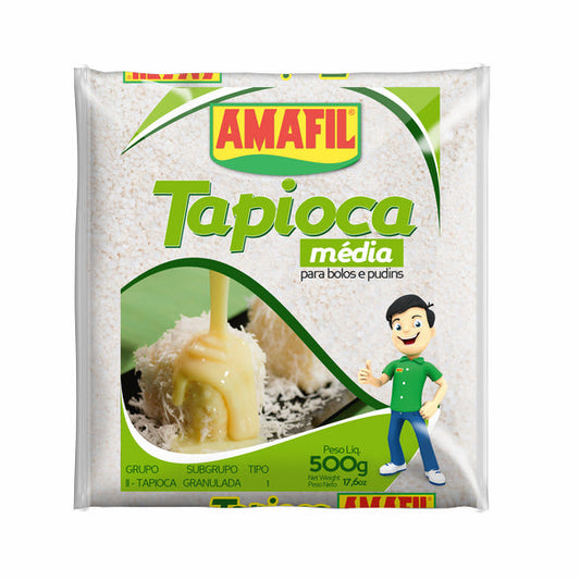 TAPIOCA GRANULADA MEDIA AMAFIL 500G