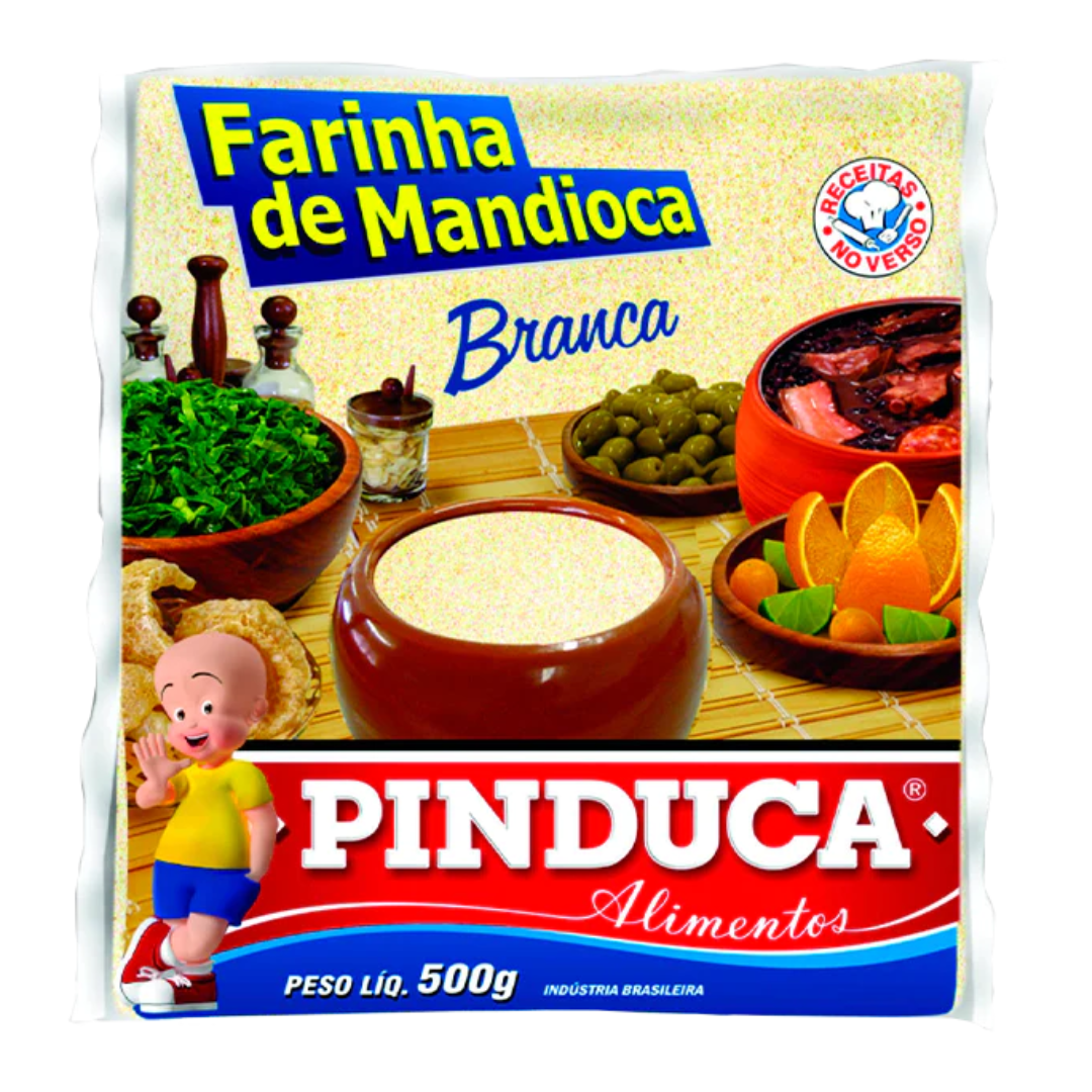 FARINHA DE MANDIOCA  BRANCA PINDUCA 500g