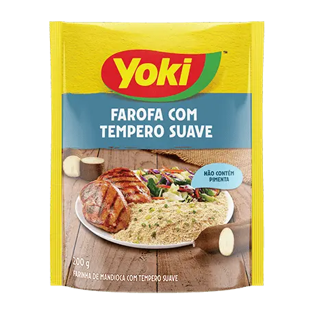 FAROFA TEMPERO SUAVE YOKI 500G