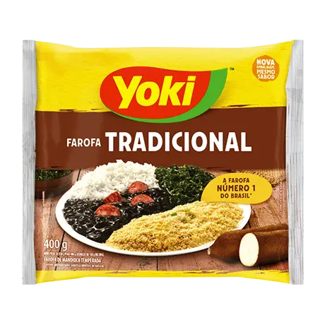 FAROFA MANDIOCA TRADICIONAL YOKI 400G